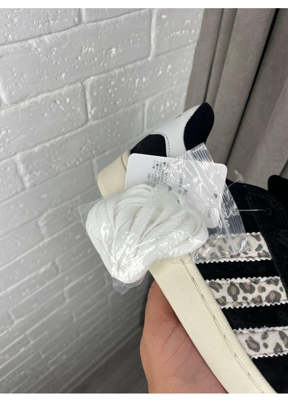 Чорні Осінні кросівки чоловічі adidas campus 00s leopard адідас кампус No Brand