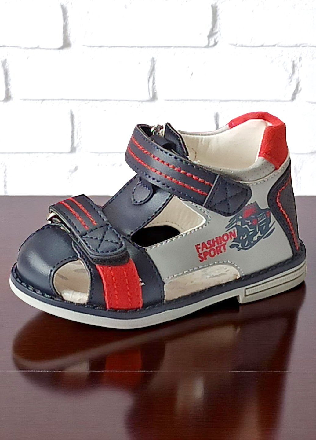 Закриті ортопедичні босоніжки сандалі на липучках для хлопчика ТОМ М Tom.M (329852344)