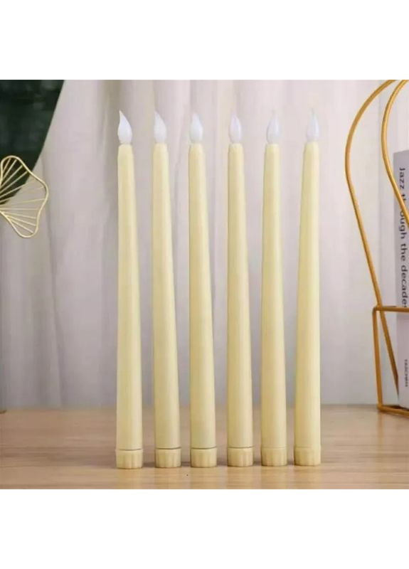 Набір Led свічок 6 шт. (2 * ААА батарейки) No Brand (295012729)