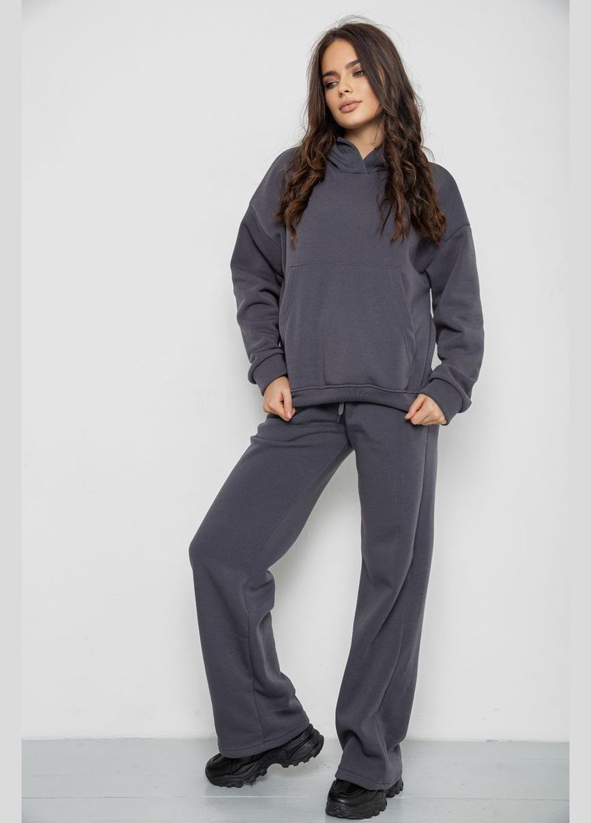 Спортивный костюм женский на флисе черный размер M (sku_241R2001-2) Ager (316319462)