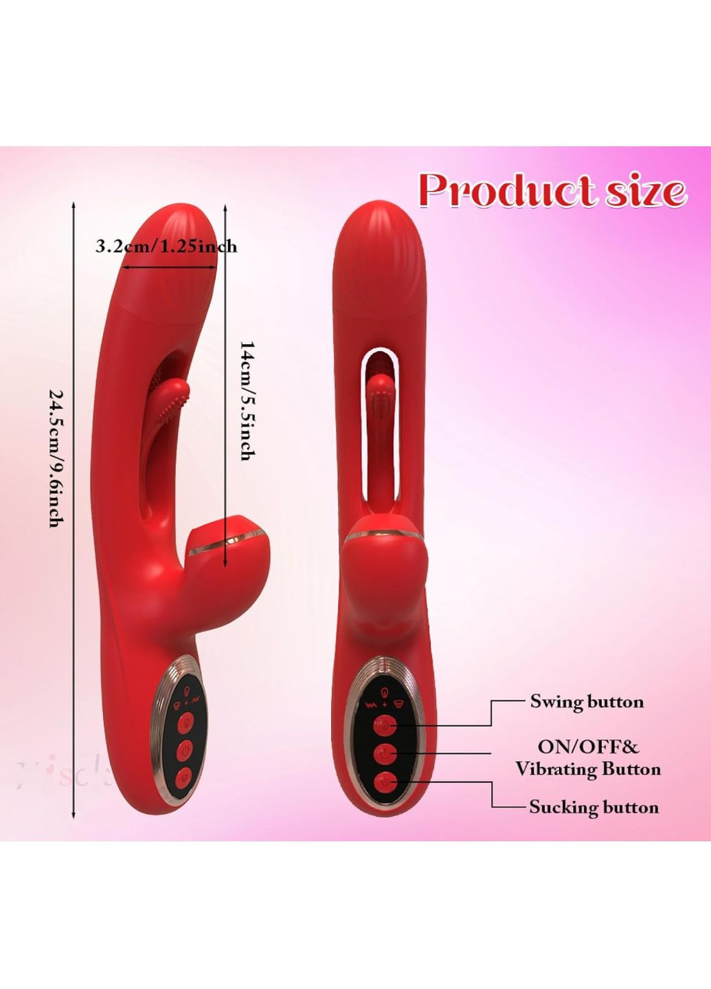 Вакуумний вібратор з язиком для жінок Soft Touch (301213835)