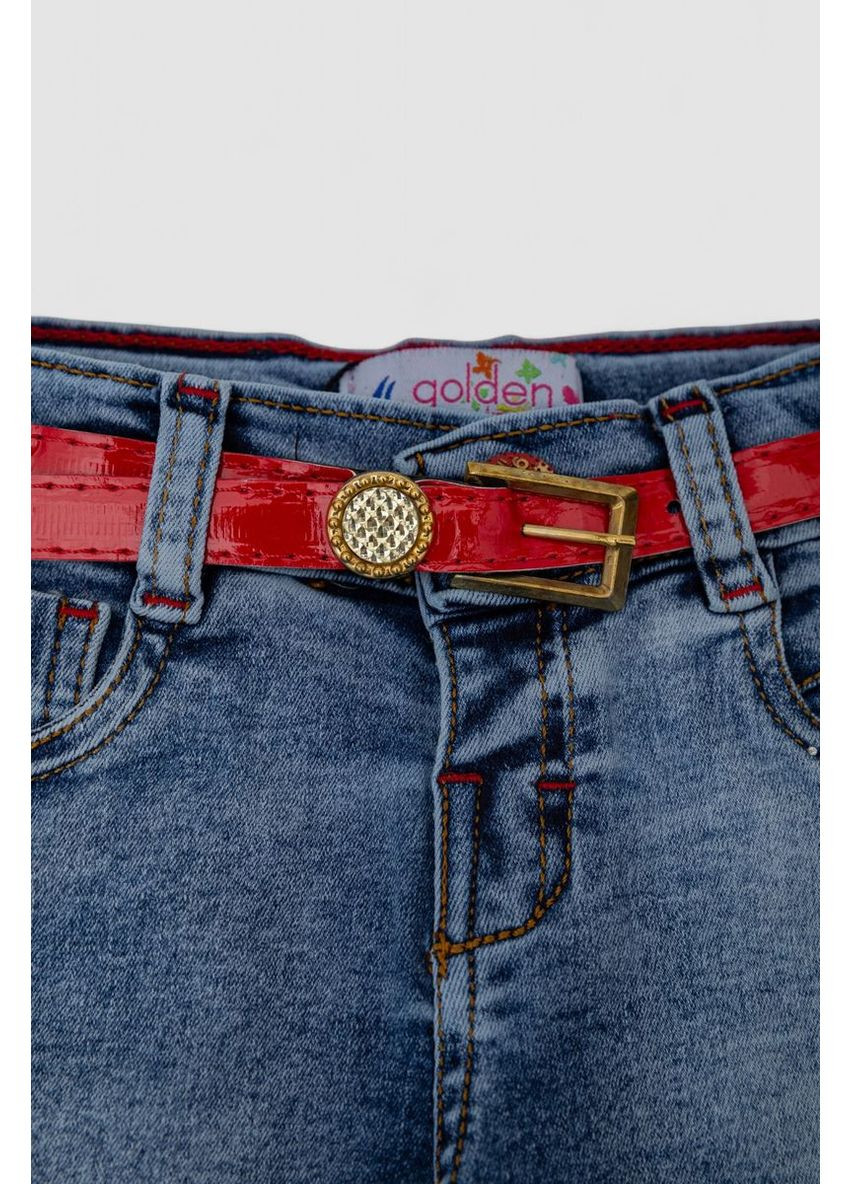 Джинсовые шорты для девочки, 247R1208 Ager (362220032)