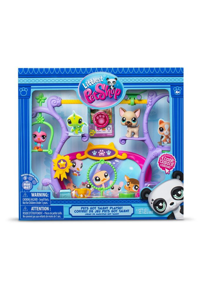 Игровой набор "Шоу Талантов" 00558 сцена, 2 фигурки, аксессуары Littlest Pet Shop (317243053)