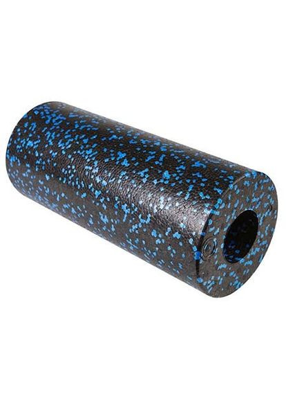 Ролик для йоги та фітнесу, масажу чорно-синій 33 х 14 см World Sport (312486382)