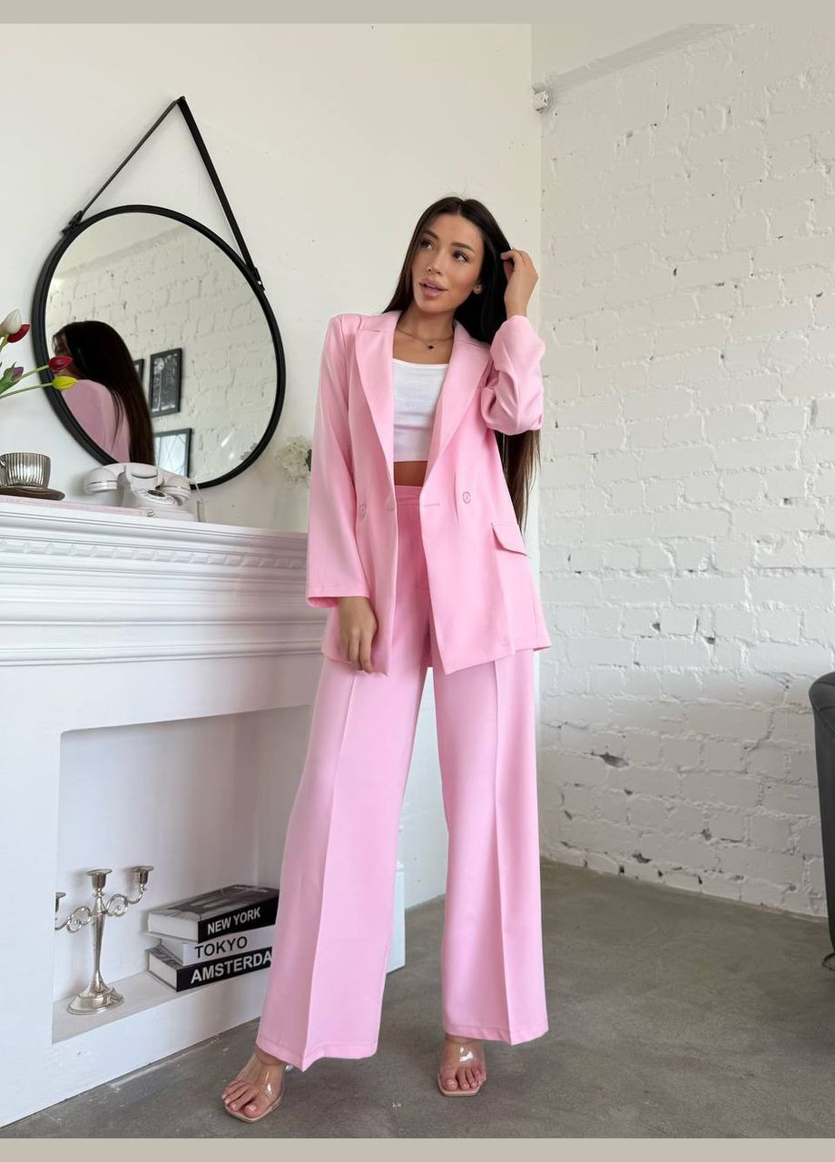 Женский однотонный брючный костюм Adelante (329902064)