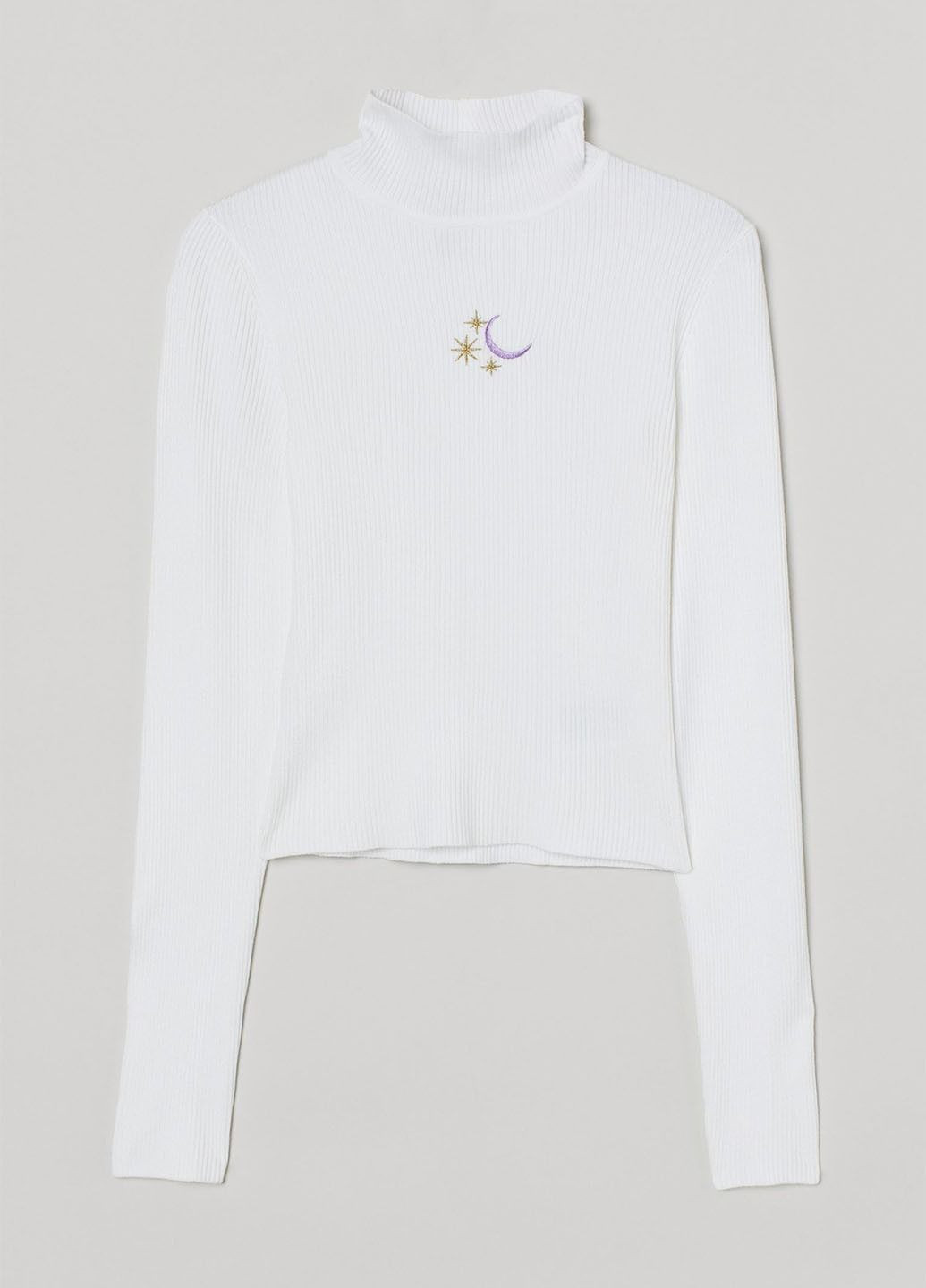 Белый демисезонный гольф H&M