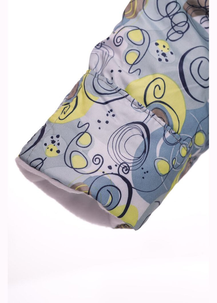 Чоловічок на флісі Галактика сірий 74 см (27728) BABYKROHA (315340813)