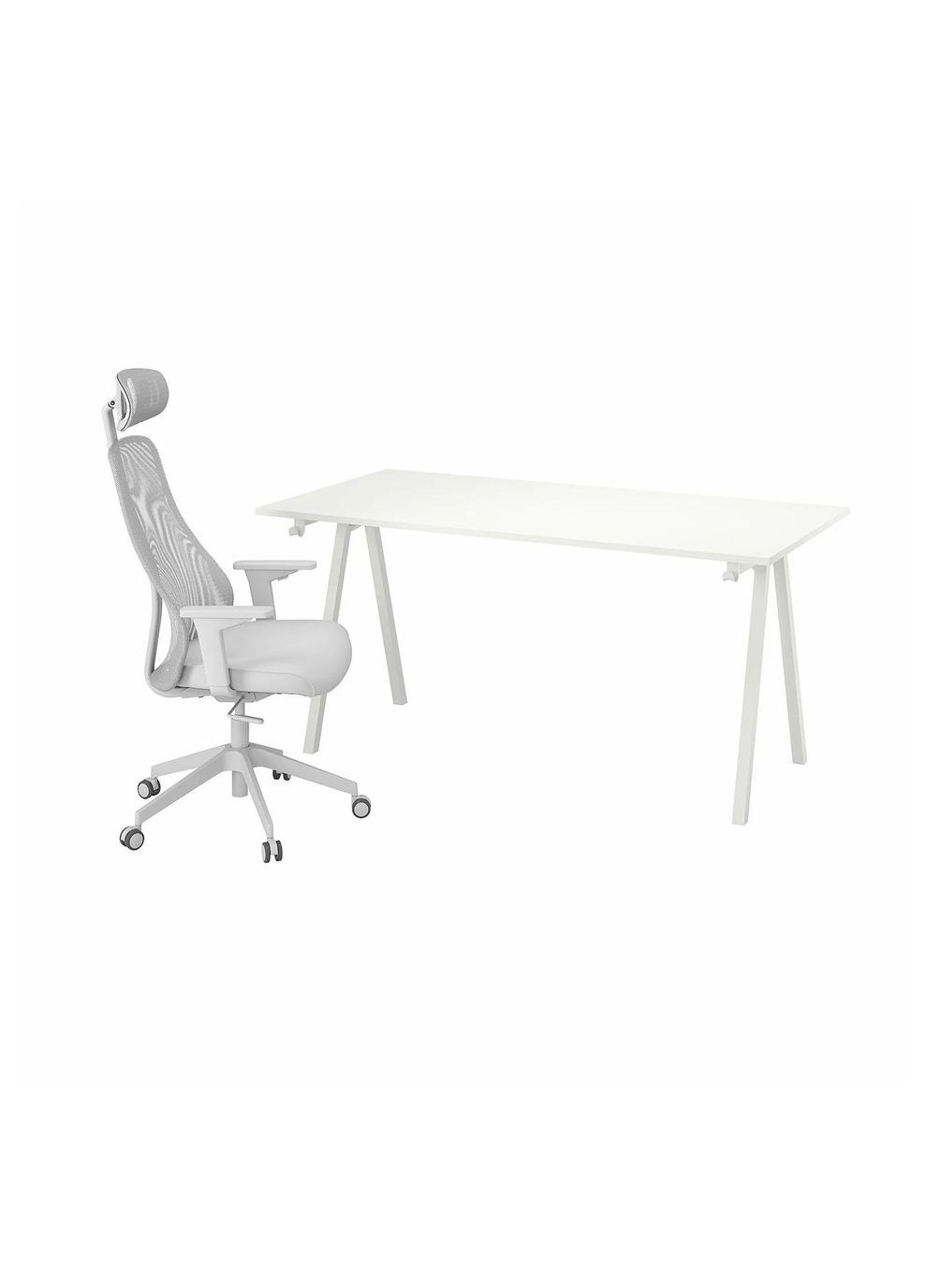 Письмовий стіл і стілець ІКЕА TROTTEN / MATCHSPEL (s79537786) IKEA (278408754)