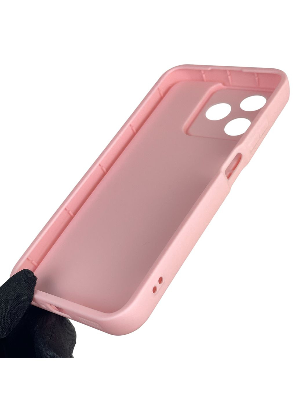 Чохол силіконовий Soft Touch для C51 рожевий (Повний захист камери) Realme (366389129)
