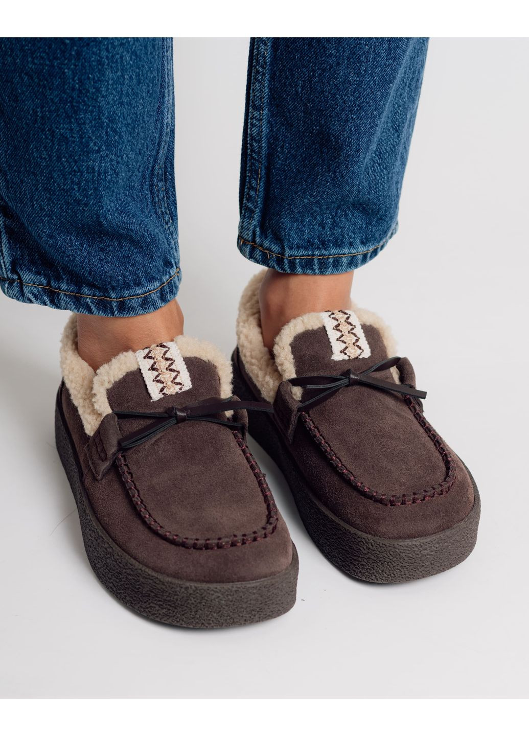 Suny Liana Туфли зимние замша мех коричневый з натуральная замша, китай — зима (352691420)