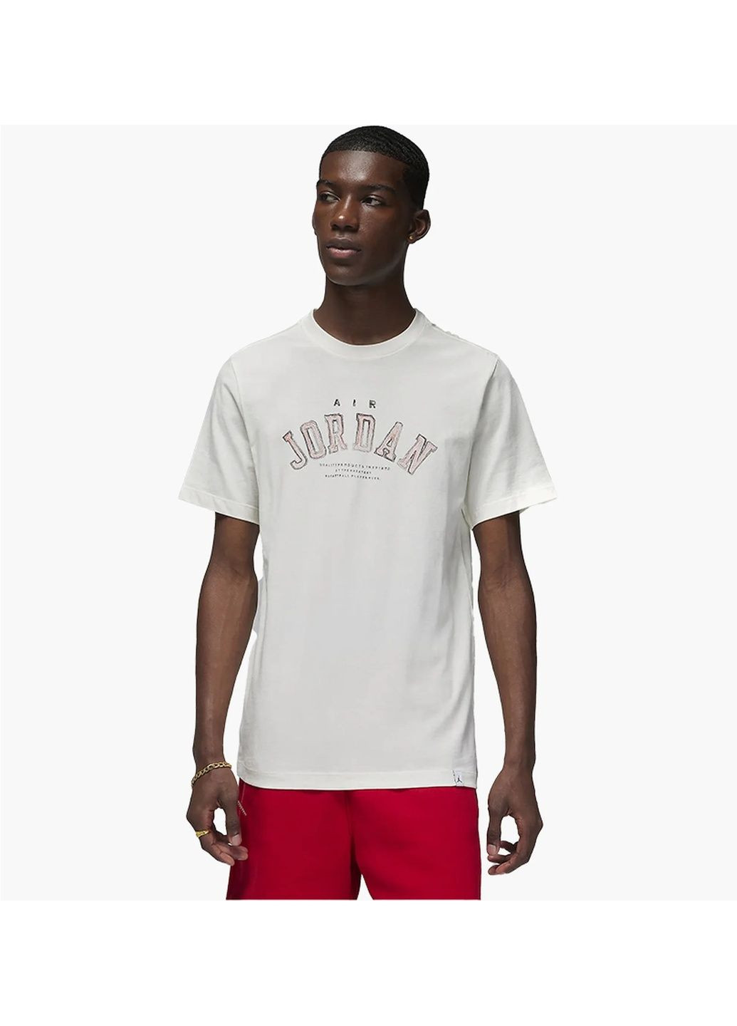 Біла футболка чоловіча flight essentials t-shirt white Air Jordan