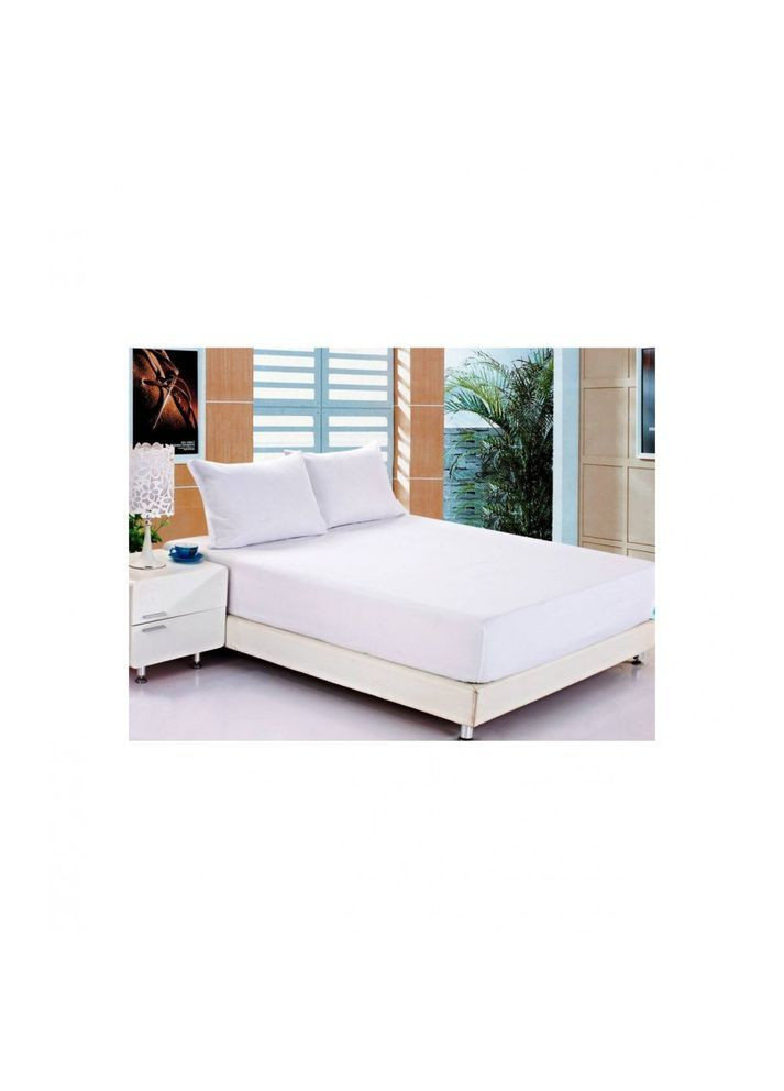 Простирадло ecru трикотажне на гумці 180x200 + наволочки 2-50x70 Maison D'or (366221600)