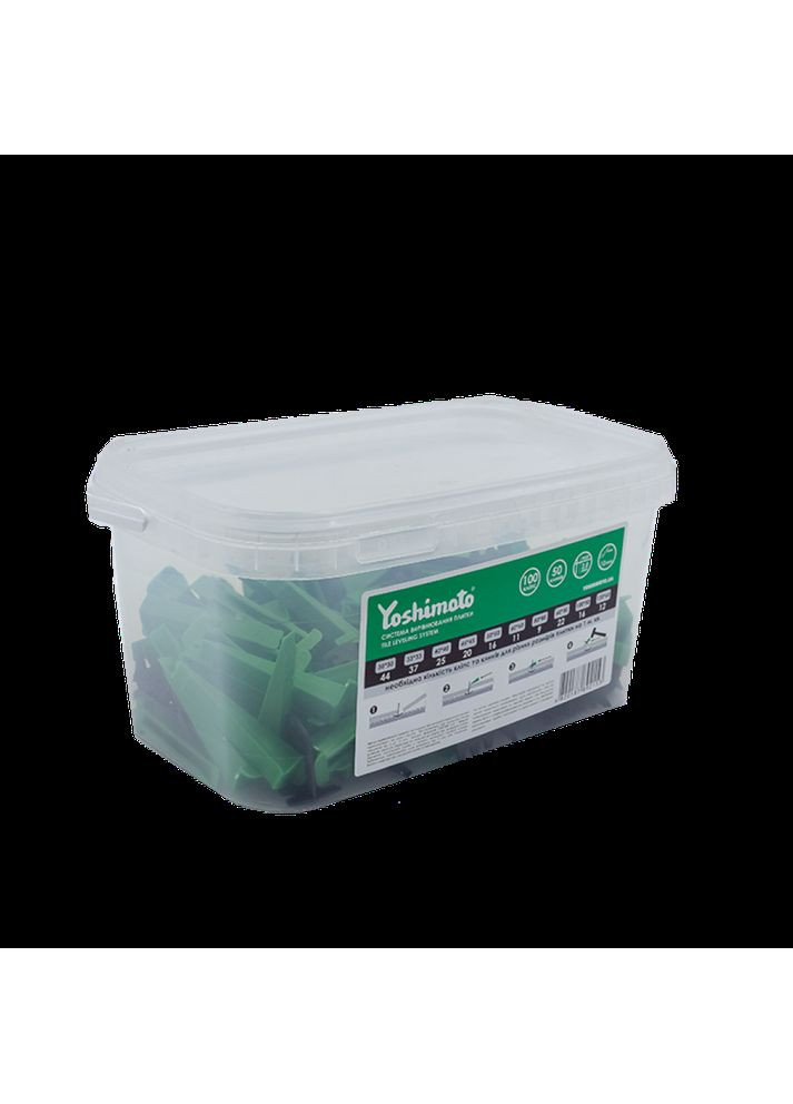 Система выравнивания плитки 1мм ( клипсы 250/клинья 100 ) Yoshimoto (363977839)