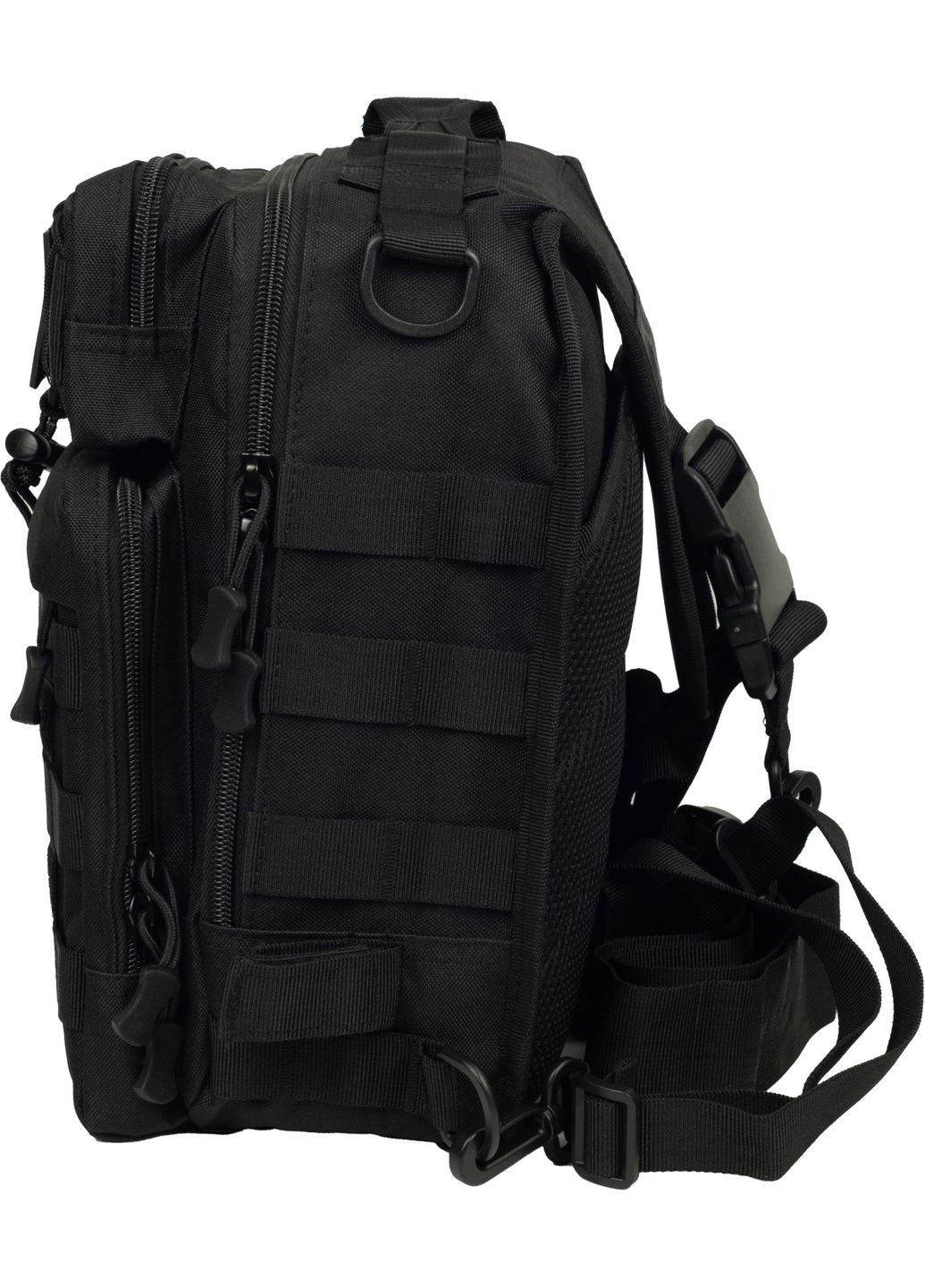 Тактическая сумка через плечо Sling Pack 6.5 л Черная (T-IE-0003-black) Tribe (364955350)