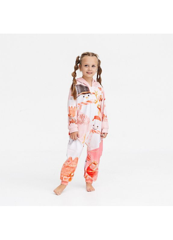 Кигуруми детское «Розовые снеговички» Sleeptime (365655839)