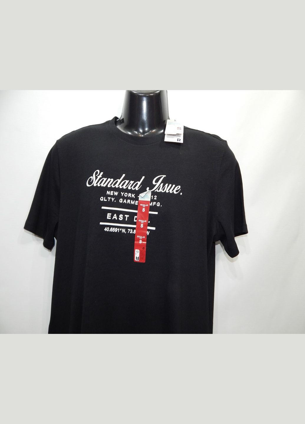 Черная мужская футболка cares оригинал р.48 146fm Primark