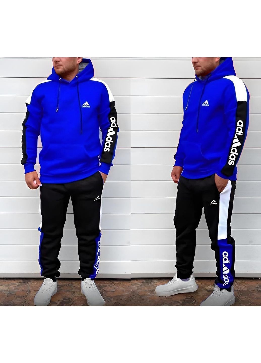 Мужской спортивный костюм на флисе. Зимний мужской спортивный костюм No Brand (370654967)