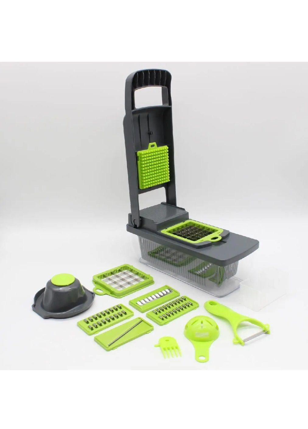 Комплект набор овощерезка измельчитель слайсер для нарезки овощей фруктов со складной доской миской для разделки (480866-Prob) Unbranded (346389823)