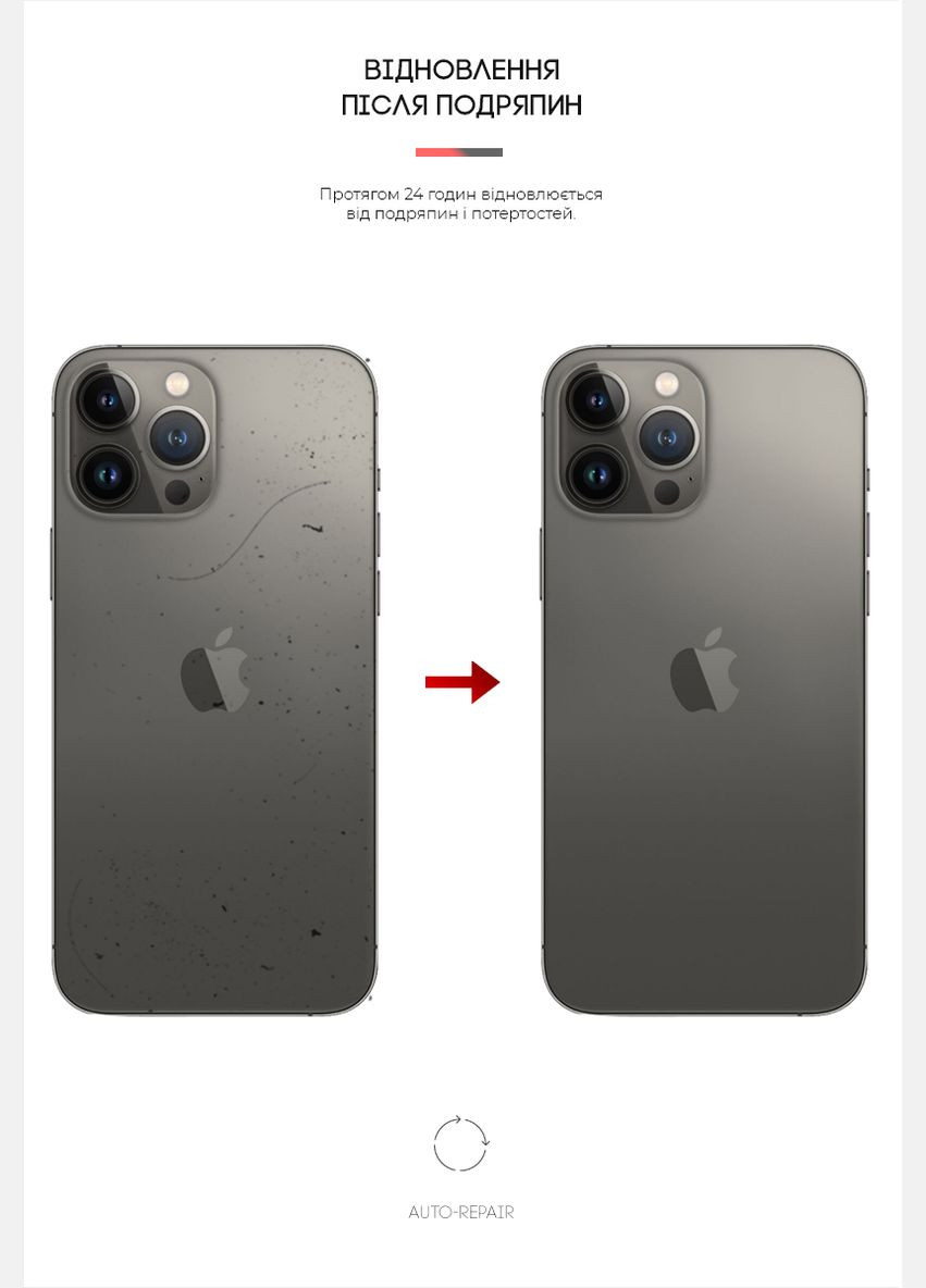 Защитная пленка на заднюю панель для Apple iPhone 13 Pro Carbone (ARM61057) ArmorStandart (260410039)