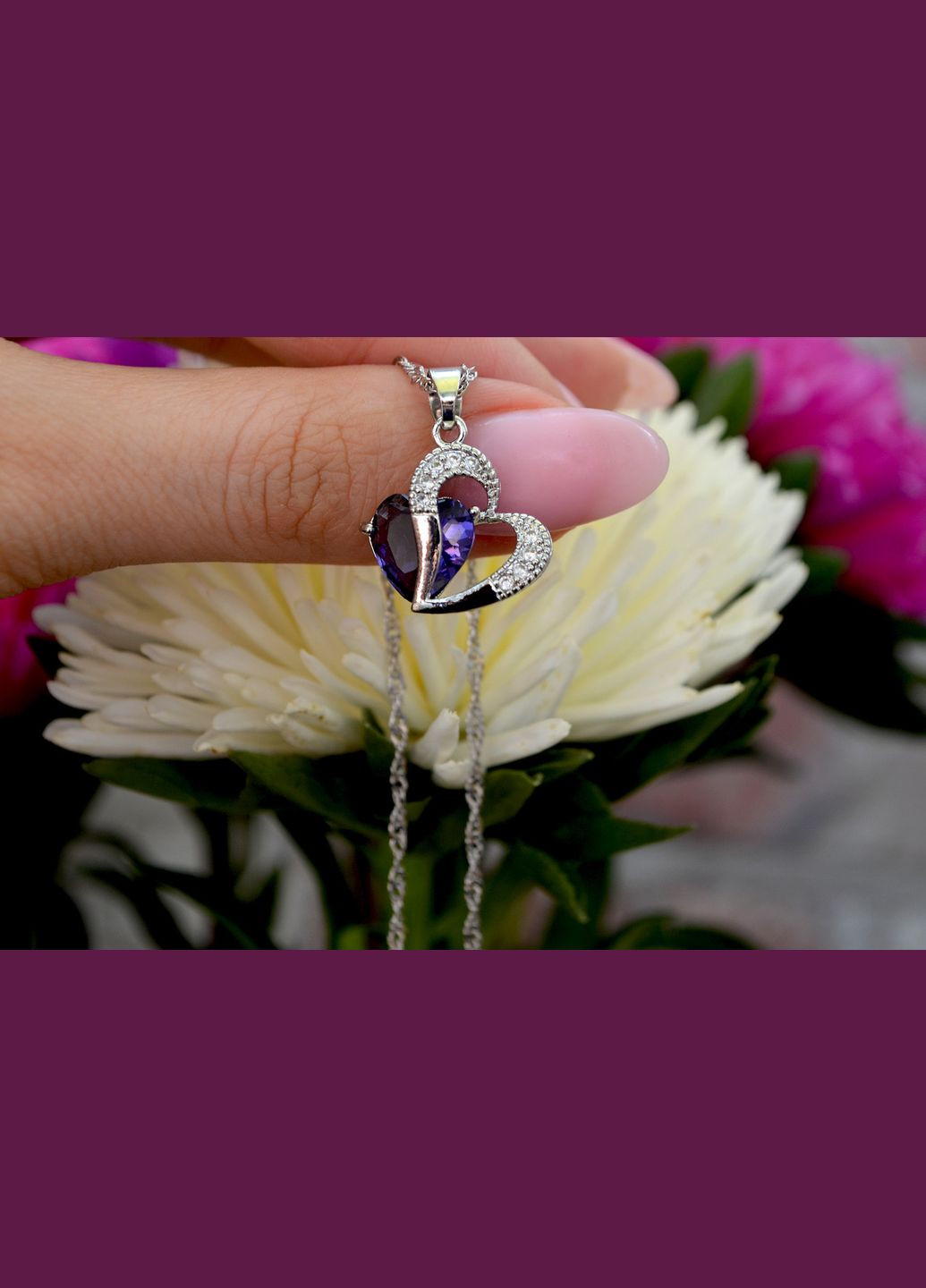 Підвіска серце ювелірний сплав. Stainless Steel (329443514)