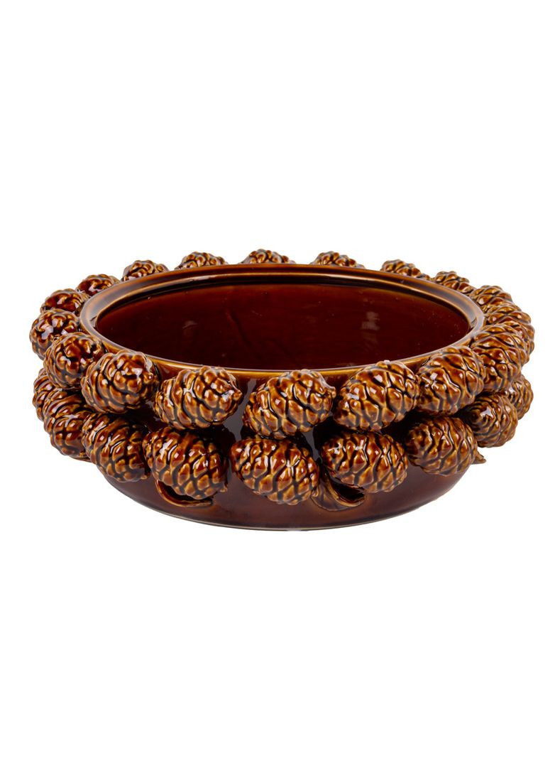 Ваза кашпо настольная декоративная Шишки 30х30х10 см 1626-004 No Brand (368768521)