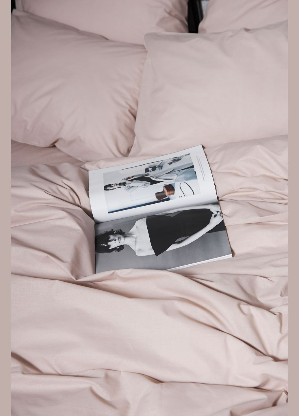 Комплект постельного белья Бязь Gold Люкс «» двуспальный 175х210 наволочки 2х40х60 (MS-820004590) Moon&Star Blanc (293147757)