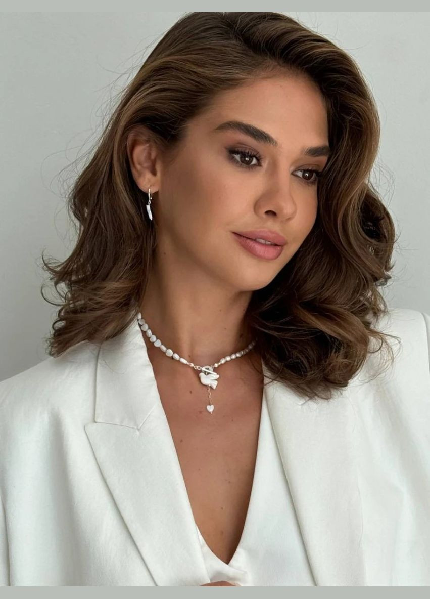 Колье "Белая Горлица" Le'Perle (312519762)