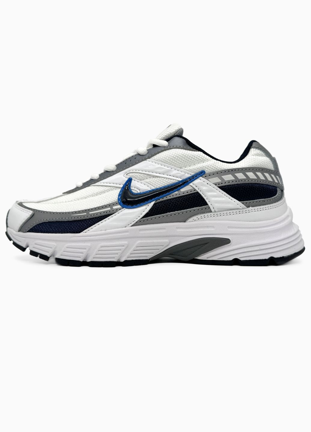 Білі Осінні кросівки чоловічі nike initiator white grey blue | найк ініціатор білі No Brand