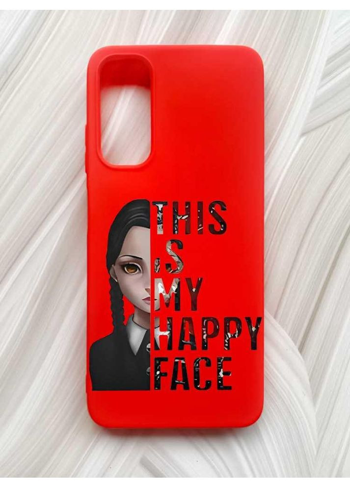 Матовый чехол на Samsung Galaxy A05s (A057) Счастливое лицо. Уэнсдей (принт 206) Creative (355387756)
