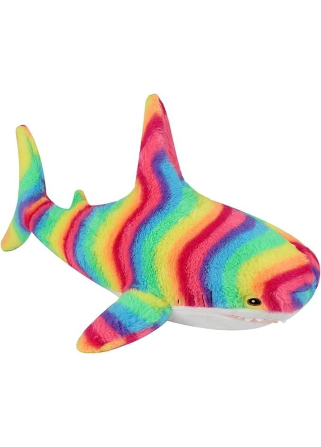 Плюшева іграшка райдужна акула 60 см для дітей My Kigu (370850589)