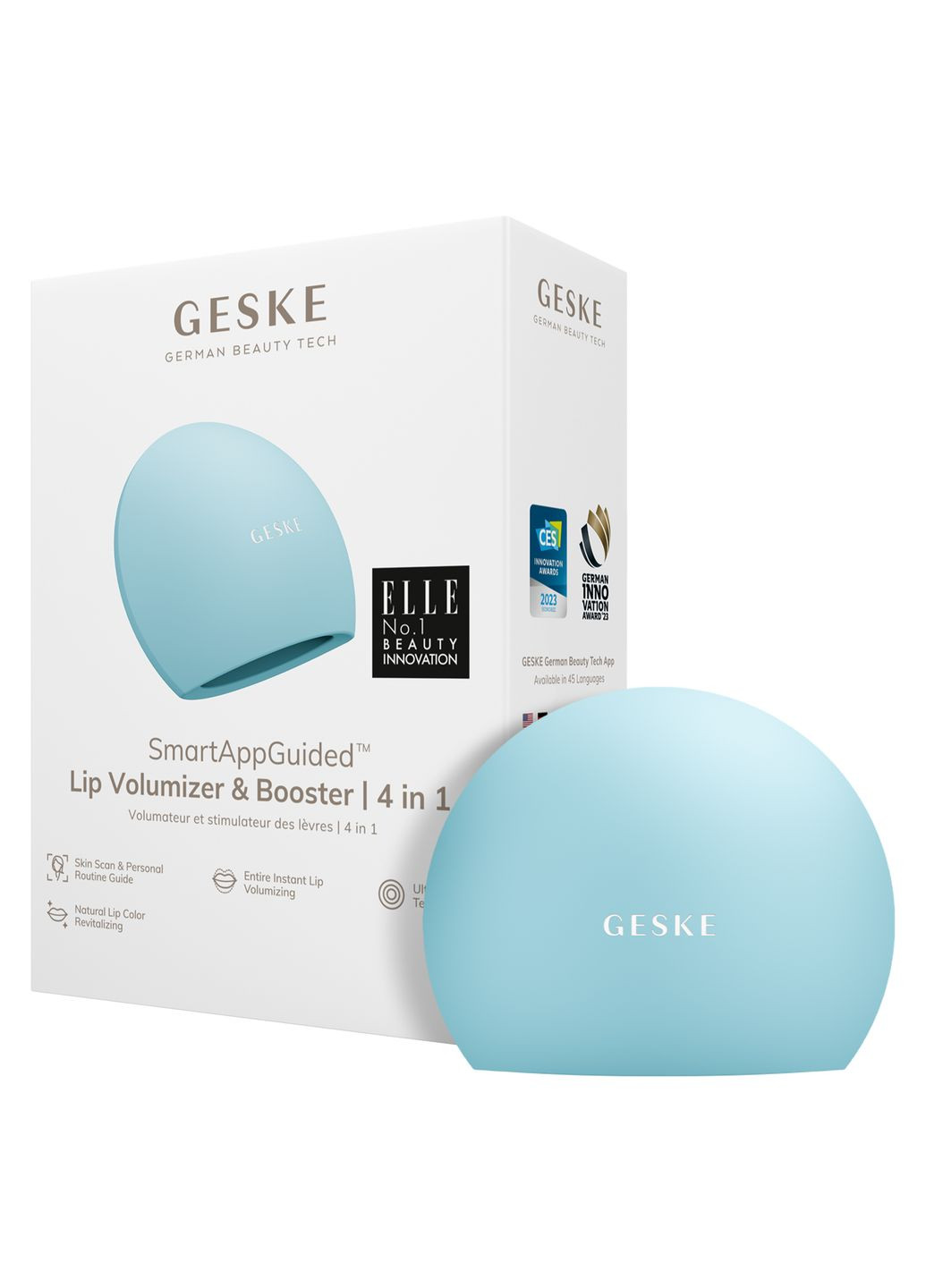 Пристрій для збільшення обʼєму губ Lip Volumizer&Booster 4в1 Big turquoise GESKE (341526280)