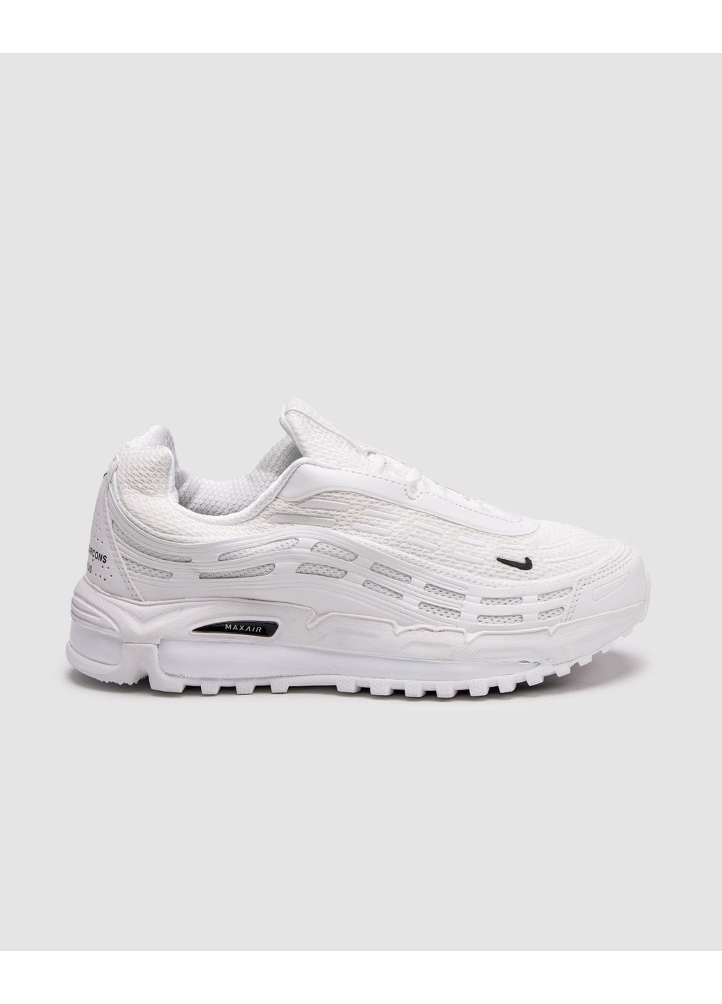 Білі Осінні кросівки чоловічі nike comme des garcons x air max tl 2.5 white найк No Brand
