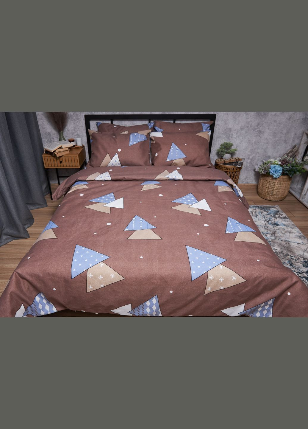 Комплект постельного белья Микросатин Premium «» двуспальный 175х210 наволочки 4х50х70 (MS-820005048) Moon&Star Amber Dream (293148047)