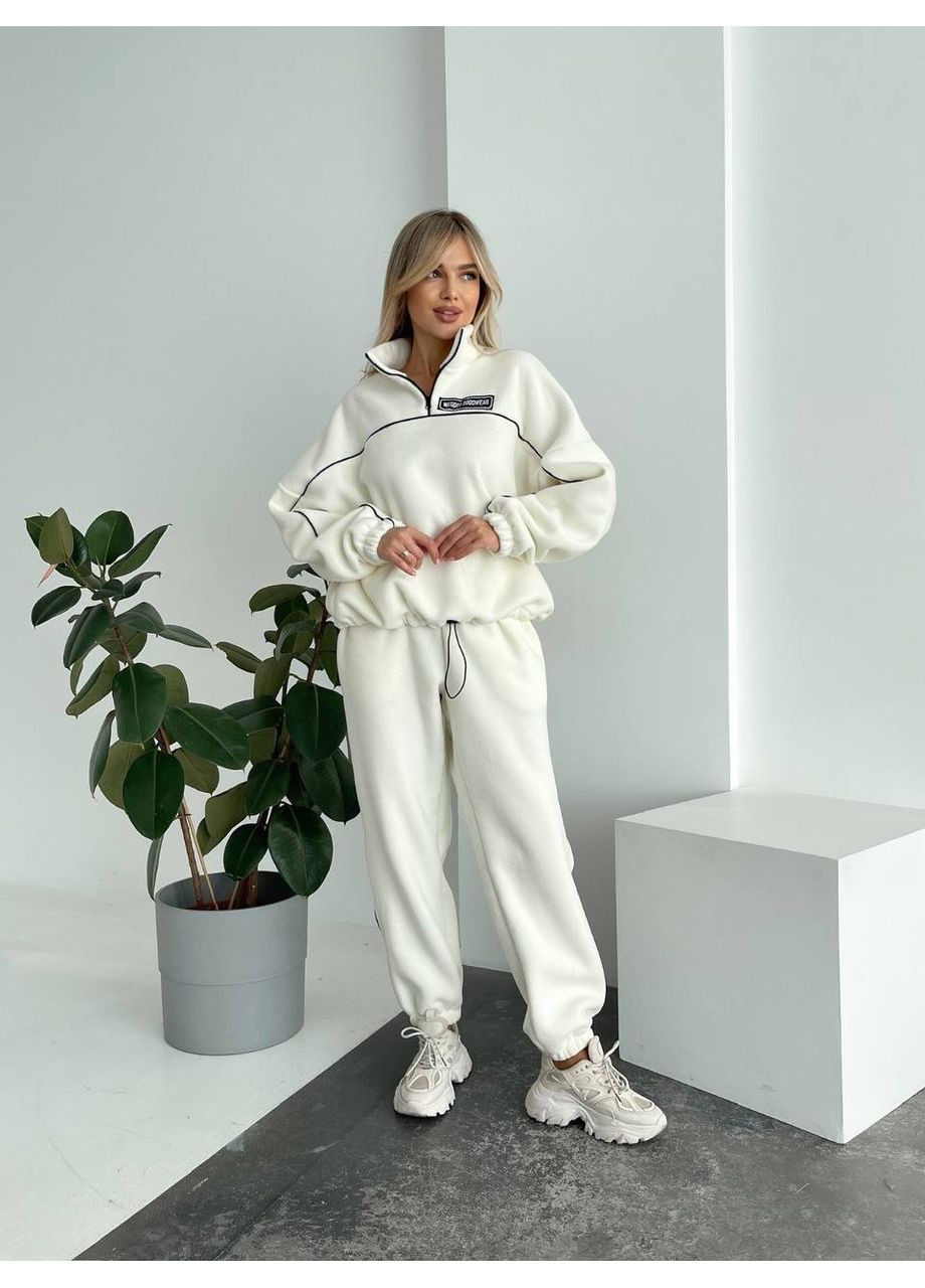 Стильный женский костюм oversize из флиса Україна (361856485)