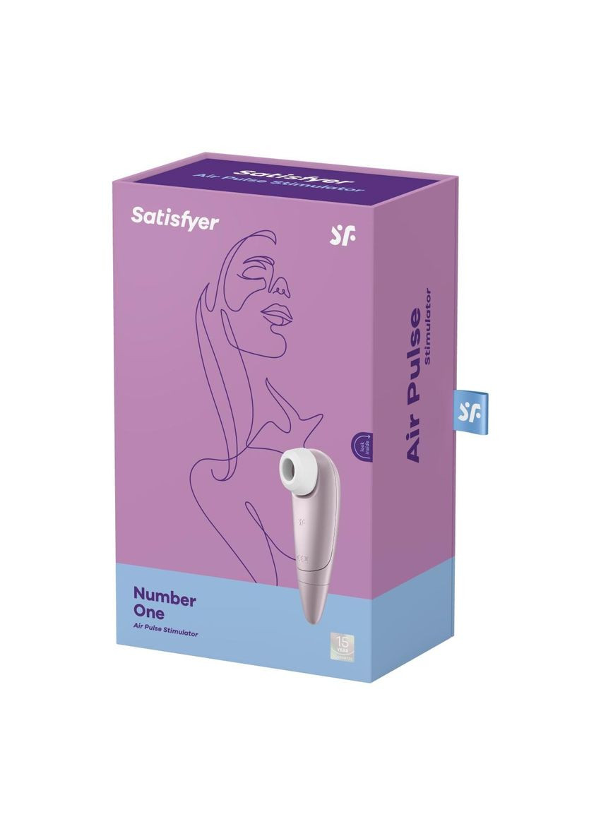 Безконтактний вібромасажер Number One, рожевий перламутр Satisfyer (347312811)
