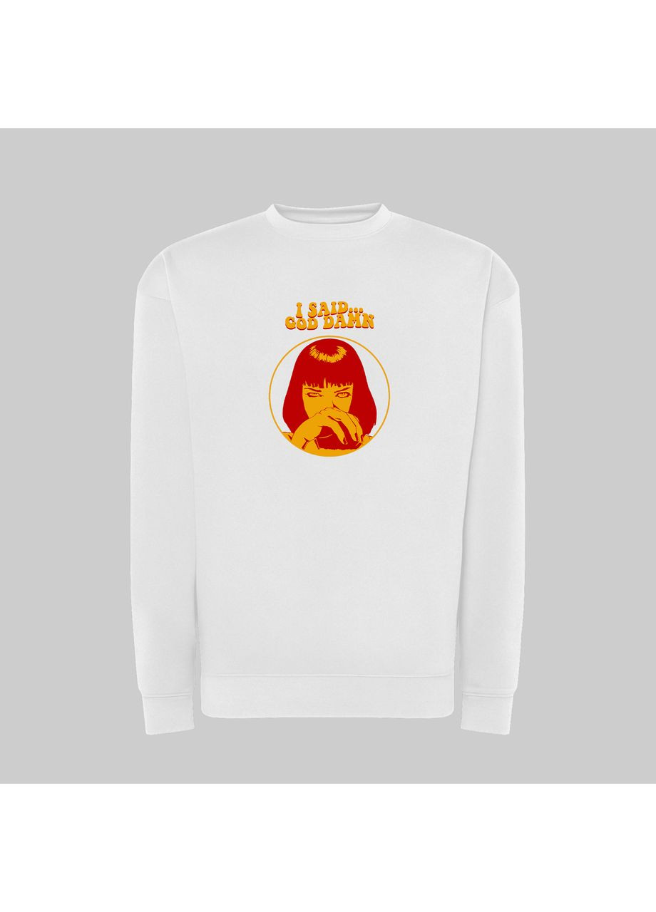 Світшот з принтом "I said... god damn". Pulp Fiction (10597507721) ТiШОТКА (365436062)