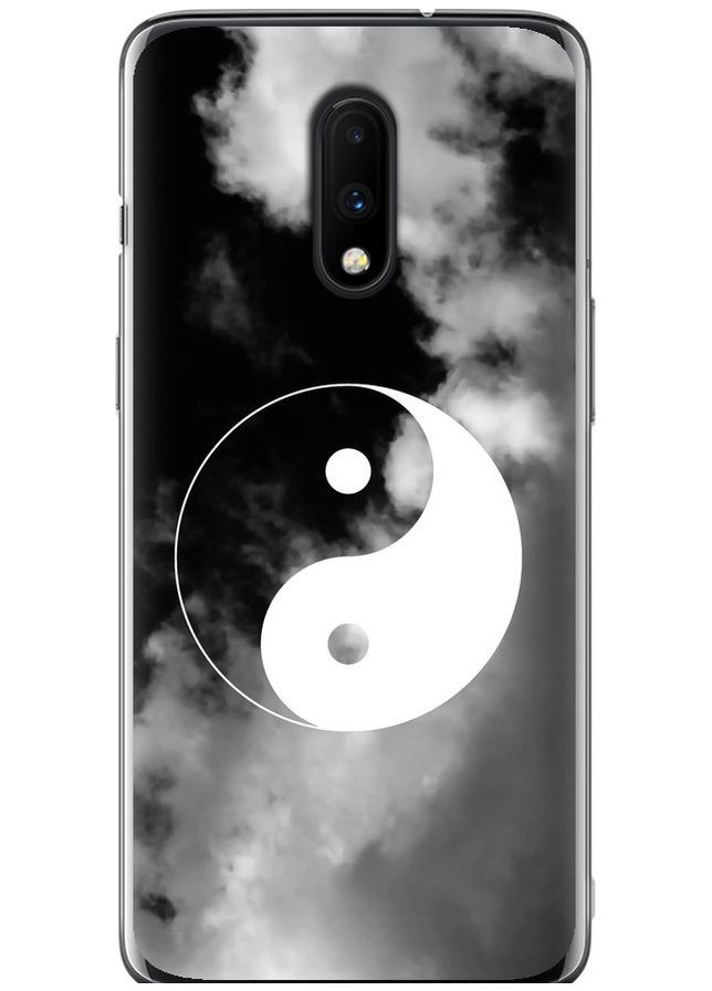 2D пластиковый чехол 'Инь и Янь' для Endorphone OnePlus 7 (365818528)