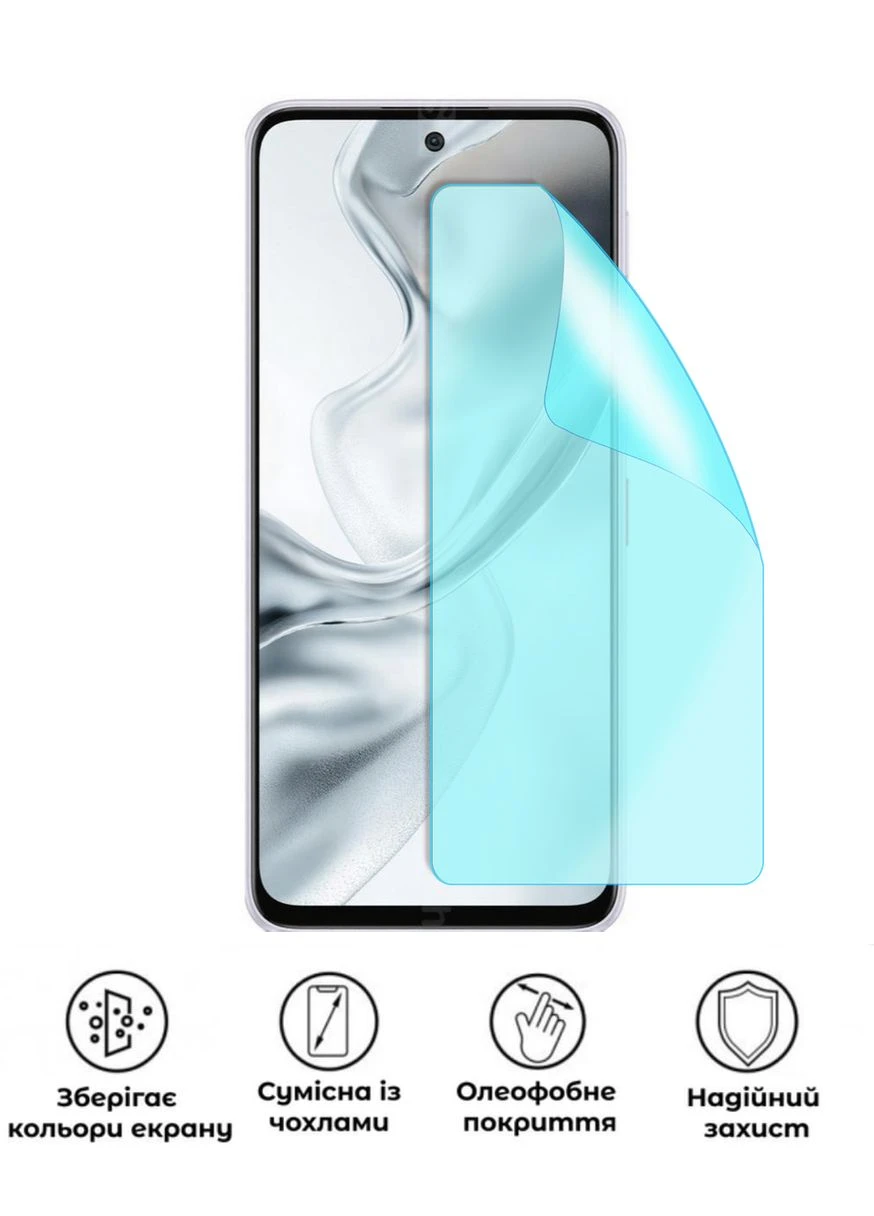 Захисна гідрогелева глянцева плівка Grade A на екран смартфона ZTE Nubia S2 No Brand (371999323)