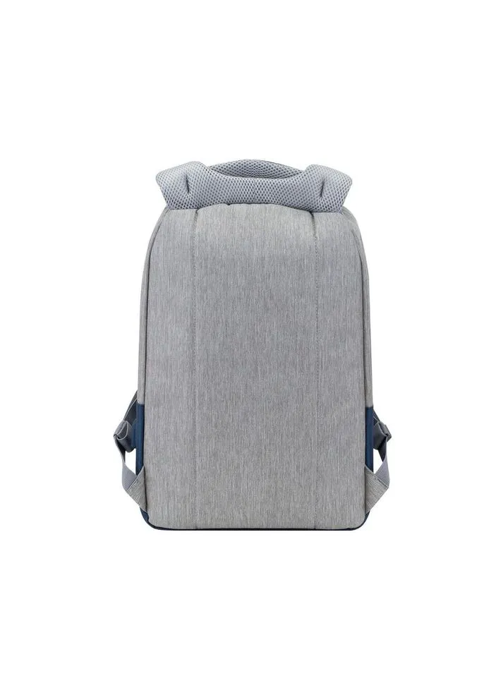 Рюкзак городской 7562 Grey/Dark Blue 12х30.5х46 см RIVACASE (401360929)