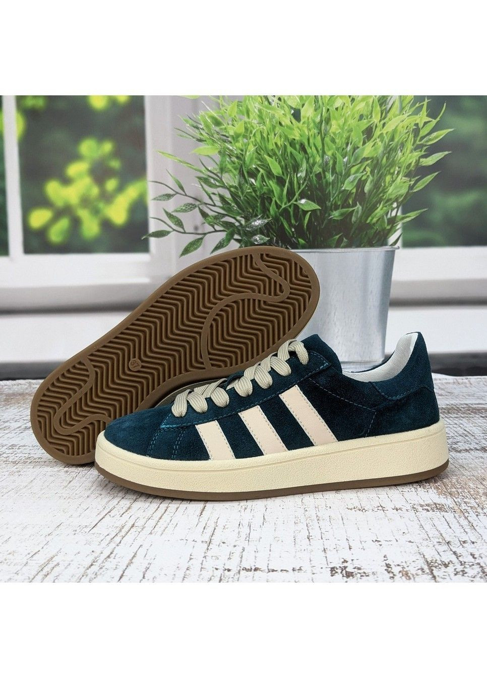 Кросівки жіночі Мальві смарагдового кольору замшеві Мальви смарагдові демісезони (342322632)