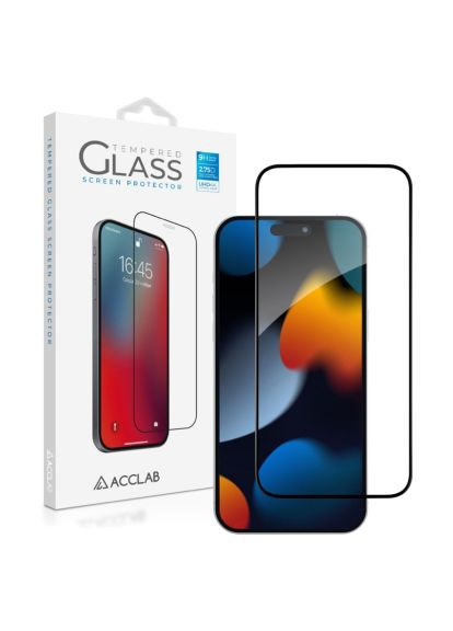 Стекло защитное (1283126575228) ACCLAB Full Glue Apple iPhone 15 (366663182)