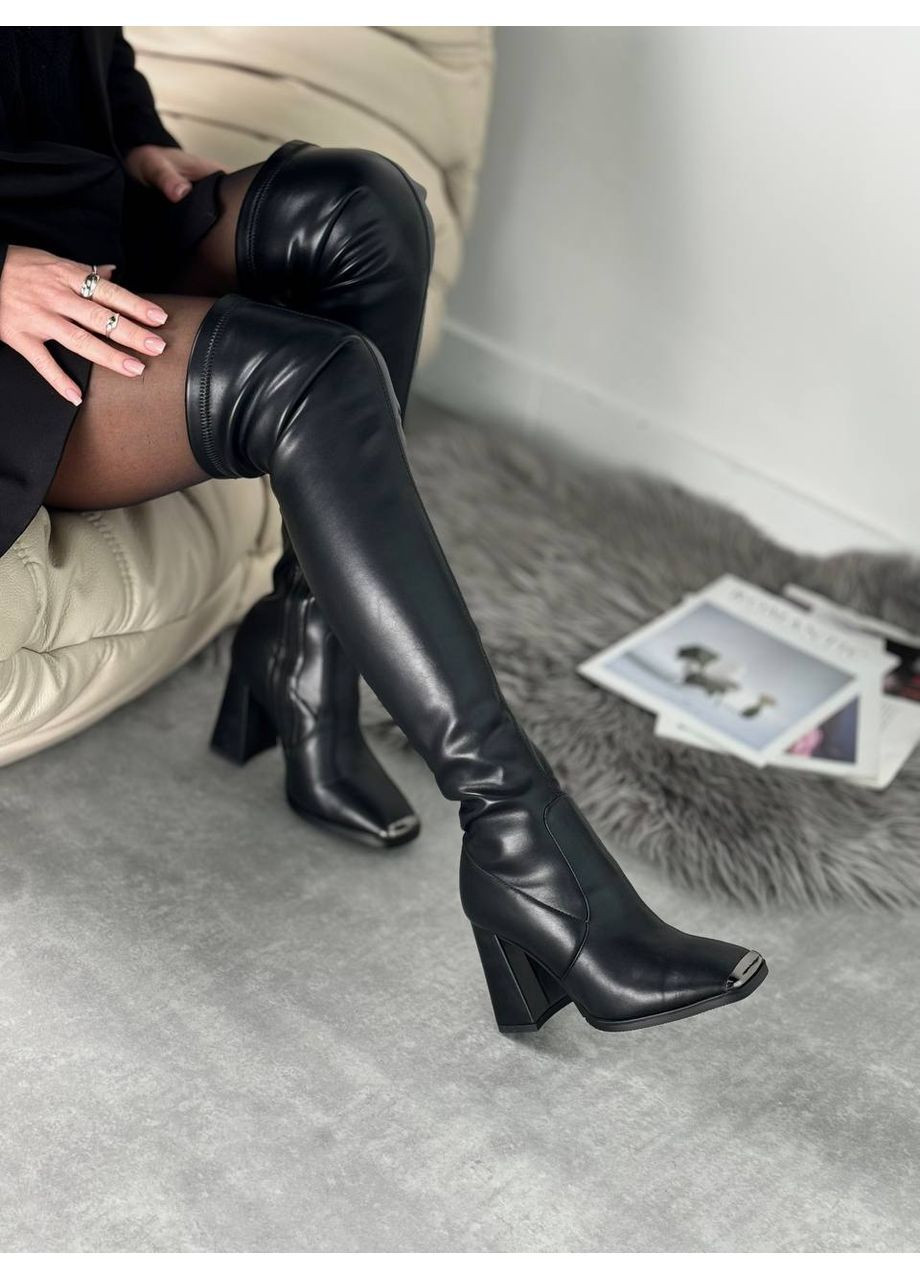 Ефектні жіночі ботфорти No Brand (367054763)