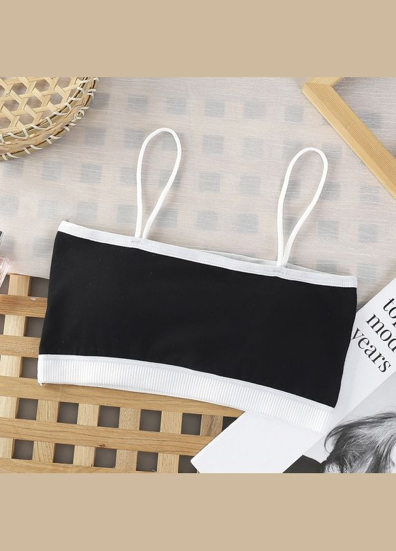 Женский топ топик в рубчик бюстгальтер No Brand (314931162)