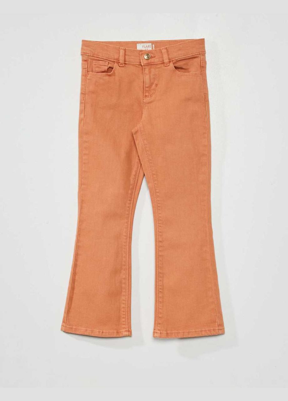Светло-оранжевые джинсы демисезон,бледно-кирпичный, Kiabi
