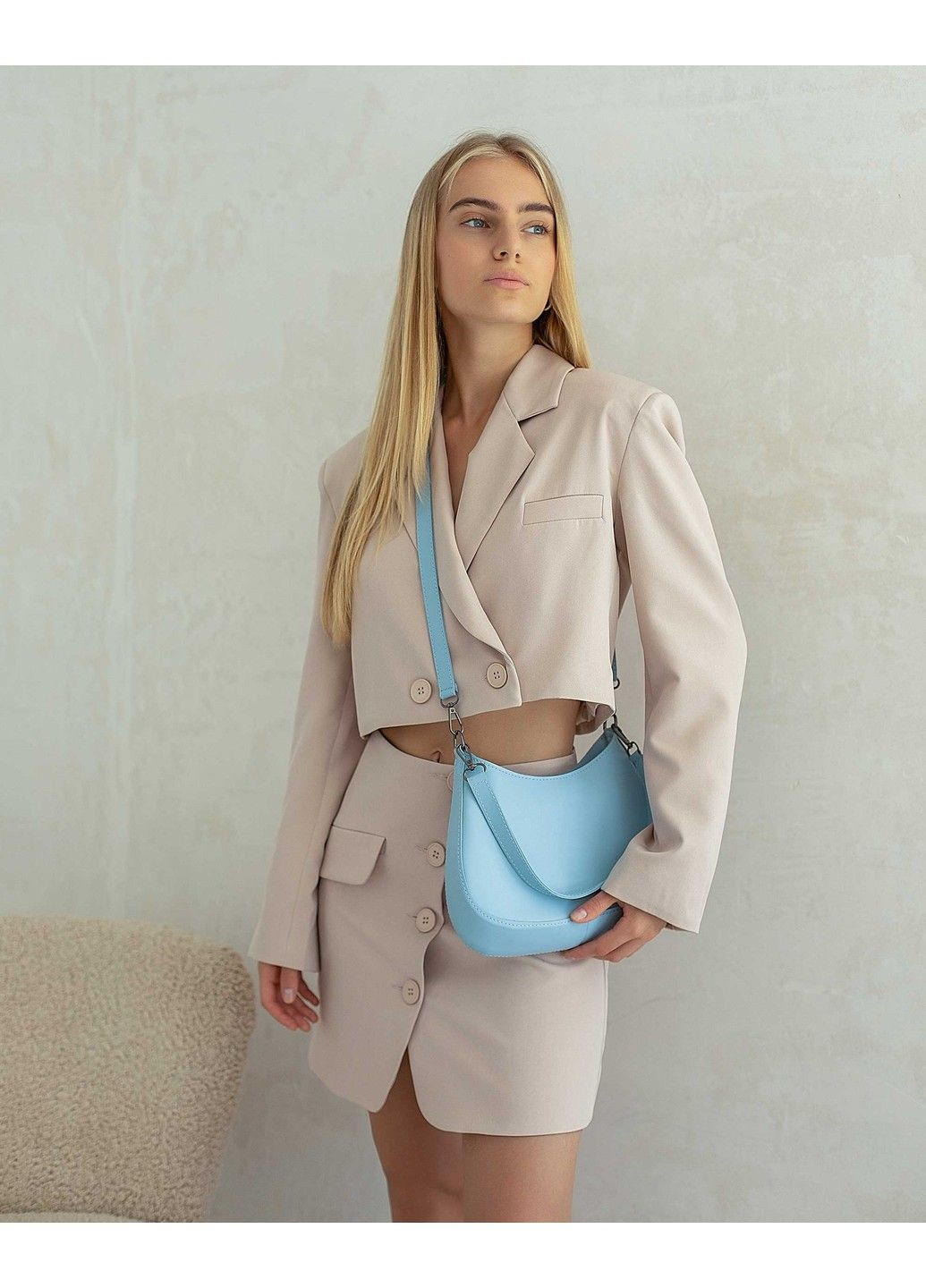 Модная женская сумка «Флэр» голубая WeLassie (315688565)