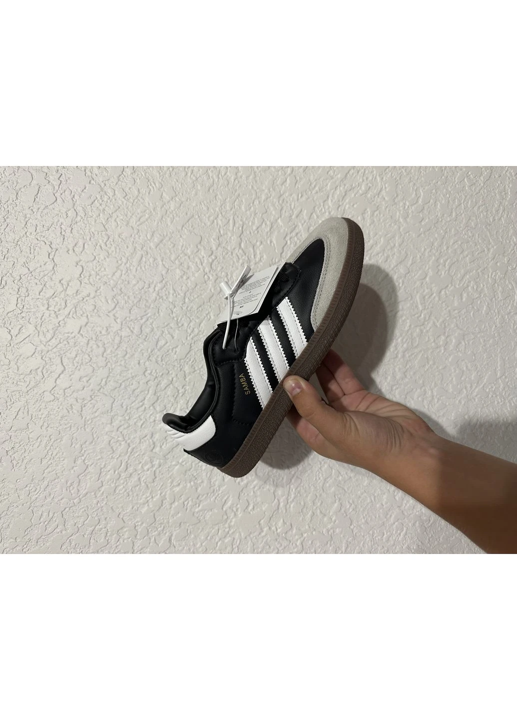 КРОСІВКИ ЖІНОЧІ ADIDAS SAMBA BLACK WHITE АДІДАС САМБА БІЛІ No Brand білі демісезони (391065048)
