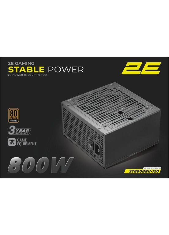Блок живлення Stable Power Pro 800W (2E-ST800BRII-120) 2E Gaming (368575701)