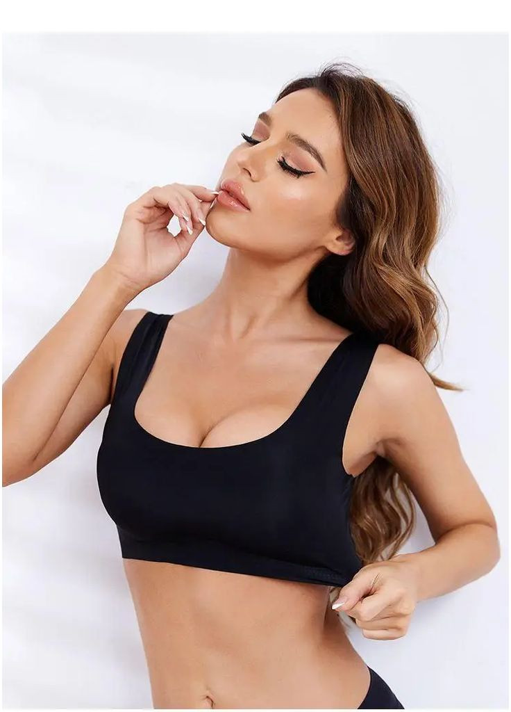 Жіночий топ безшовний з пуш-ап ефект, Базовий безшовний топ No Brand топ безшовний з пуш-ап сірий (354331073)