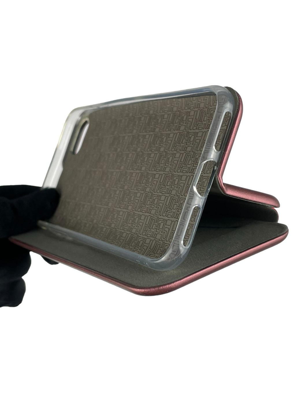 Чохол-книжка для iPhone 8 з підставкою на айфон 8 бордова gd1 Apple (366022706)