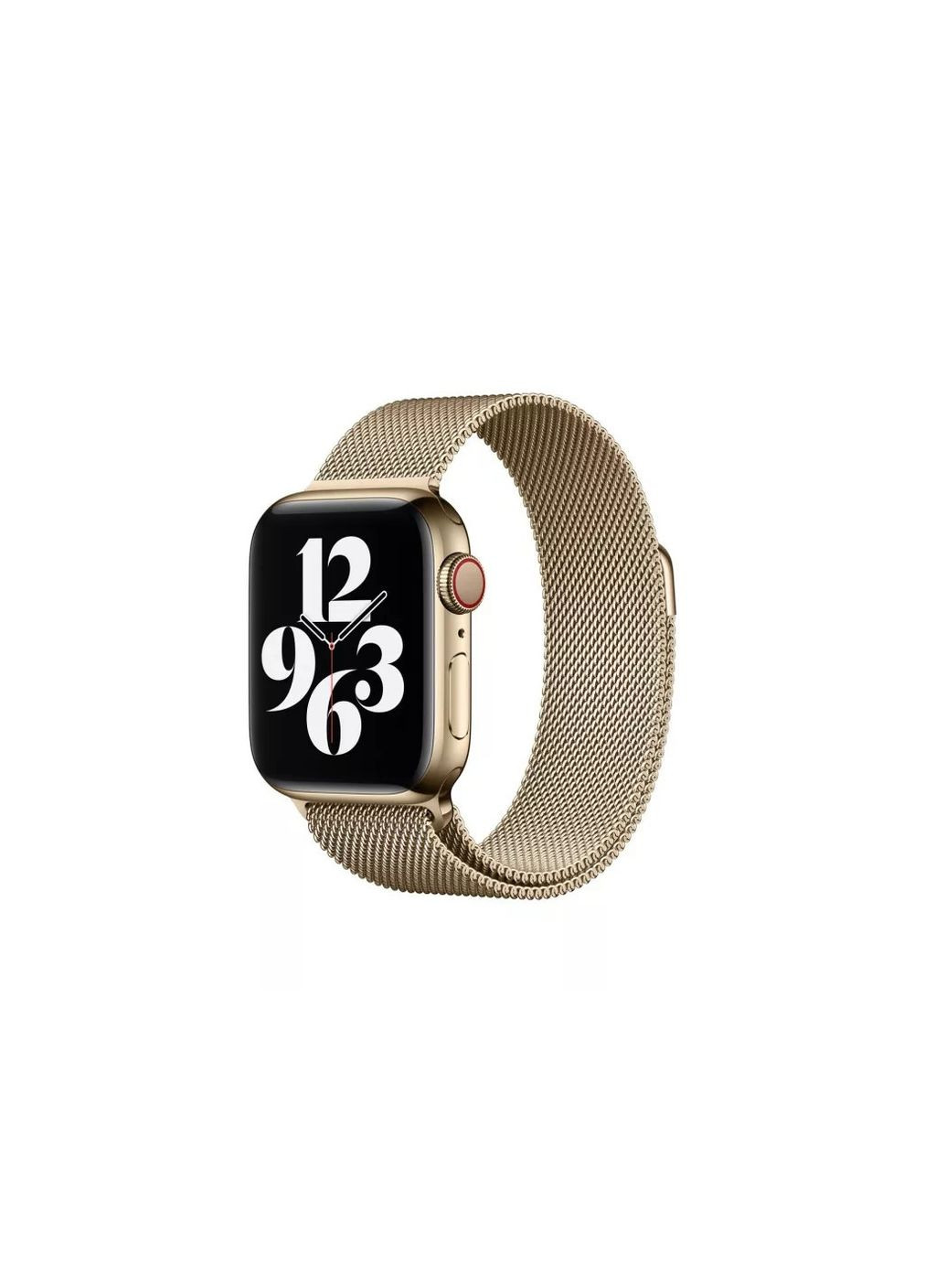 Ремешок для Apple Watch 38 40 и 41mm (MTJL3) Milanese Loop золотистый OEM (282676551)